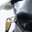 Salvatore Ferragamo Shoulder Bag Leather Black Gold Auth 149194-10