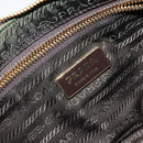 PRADA Shoulder Bag Safiano leather Gold Auth 149196V-19