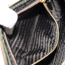PRADA Shoulder Bag Safiano leather Gold Auth 149196V-22