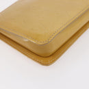 LOUIS VUITTON Monogram Vernis Lexington Accessory Pouch Beige M91010 Auth 149199-16