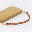 LOUIS VUITTON Monogram Vernis Lexington Accessory Pouch Beige M91010 Auth 149199-7