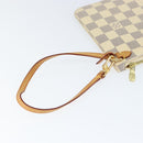 LOUIS VUITTON Damier Azur Neverfull MM Pouch LV Auth 149202-8