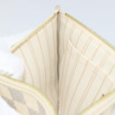 LOUIS VUITTON Damier Azur Neverfull MM Pouch LV Auth 149202-18