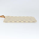 LOUIS VUITTON Damier Azur Neverfull MM Pouch LV Auth 149202-6
