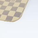 LOUIS VUITTON Damier Azur Neverfull MM Pouch LV Auth 149202-7
