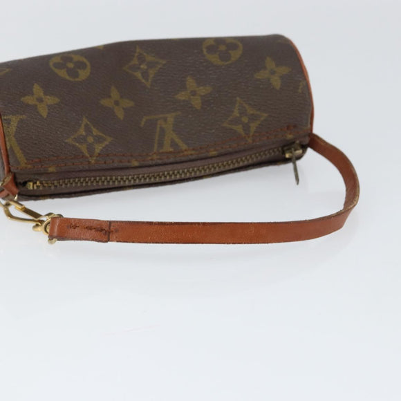 LOUIS VUITTON Monogram Papillon Pouch LV Auth 149205