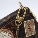 LOUIS VUITTON Monogram patch Mini Pochette Accessoires Pouch M95804 Auth 149210-18