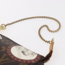 LOUIS VUITTON Monogram patch Mini Pochette Accessoires Pouch M95804 Auth 149210-8