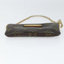 LOUIS VUITTON Monogram Chain Pochette Mila PM Accessory Pouch M60094 Auth 149211-5