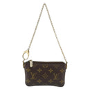 LOUIS VUITTON Monogram Chain Pochette Mila PM Accessory Pouch M60094 Auth 149211-2