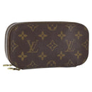 LOUIS VUITTON Monogram Trousse Brush PM Cosmetic Pouch M47510 LV Auth 149213-1