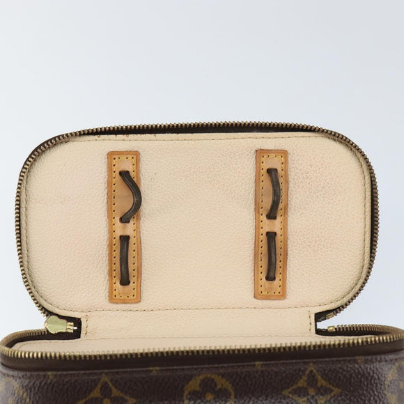 LOUIS VUITTON Monogram Trousse Brush PM Cosmetic Pouch M47510 LV Auth 149213