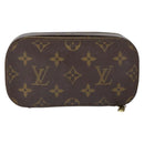 LOUIS VUITTON Monogram Trousse Brush PM Cosmetic Pouch M47510 LV Auth 149213-2