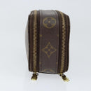 LOUIS VUITTON Monogram Trousse Brush PM Cosmetic Pouch M47510 LV Auth 149213-4