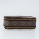 LOUIS VUITTON Monogram Trousse Brush PM Cosmetic Pouch M47510 LV Auth 149213-5