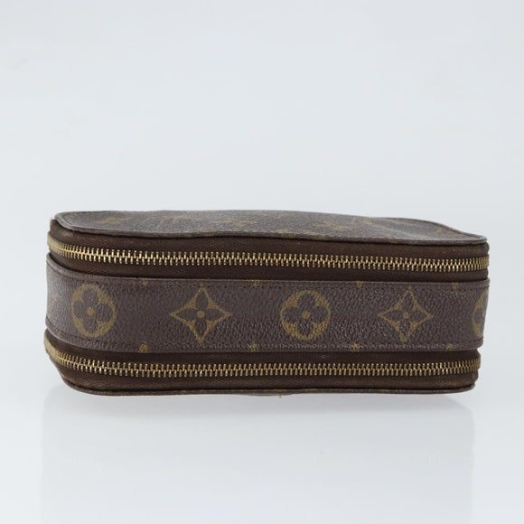 LOUIS VUITTON Monogram Trousse Brush PM Cosmetic Pouch M47510 LV Auth 149213