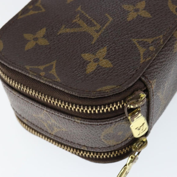 LOUIS VUITTON Monogram Trousse Brush PM Cosmetic Pouch M47510 LV Auth 149213