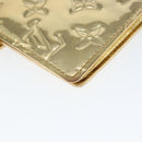 LOUIS VUITTON Miroir Agenda PM Day Planner Cover Gold R20962 LV Auth 149214-16