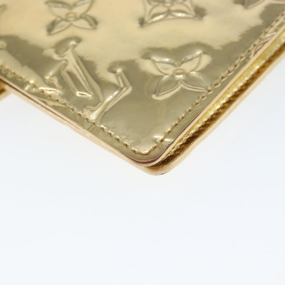 LOUIS VUITTON Miroir Agenda PM Day Planner Cover Gold R20962 LV Auth 149214