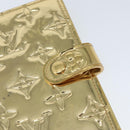 LOUIS VUITTON Miroir Agenda PM Day Planner Cover Gold R20962 LV Auth 149214-17