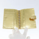 LOUIS VUITTON Miroir Agenda PM Day Planner Cover Gold R20962 LV Auth 149214-8