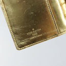 LOUIS VUITTON Miroir Agenda PM Day Planner Cover Gold R20962 LV Auth 149214-9