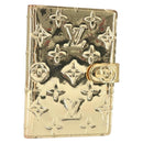 LOUIS VUITTON Miroir Agenda PM Day Planner Cover Gold R20962 LV Auth 149214-1