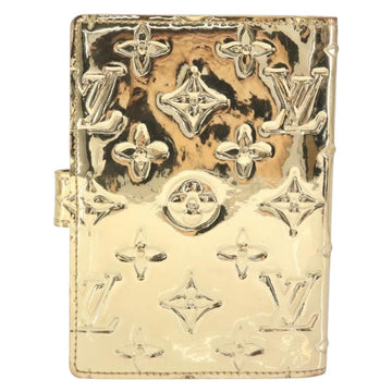LOUIS VUITTON Miroir Agenda PM Day Planner Cover Gold R20962 LV Auth 149214 - 0