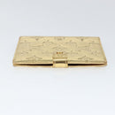 LOUIS VUITTON Miroir Agenda PM Day Planner Cover Gold R20962 LV Auth 149214-3