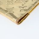 LOUIS VUITTON Miroir Agenda PM Day Planner Cover Gold R20962 LV Auth 149214-14