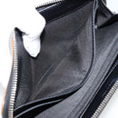 CHANEL Long Wallet Leather Gold Silver CC Auth 149215-17