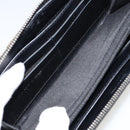 CHANEL Long Wallet Leather Gold Silver CC Auth 149215-18