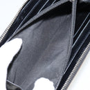 CHANEL Long Wallet Leather Gold Silver CC Auth 149215-11