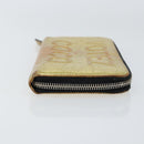 CHANEL Long Wallet Leather Gold Silver CC Auth 149215-3