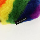 BALENCIAGA Shoulder Bag Fur Rainbow 677903 Auth 149218M-14
