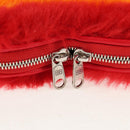 BALENCIAGA Shoulder Bag Fur Rainbow 677903 Auth 149218M-18