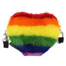 BALENCIAGA Shoulder Bag Fur Rainbow 677903 Auth 149218M-13