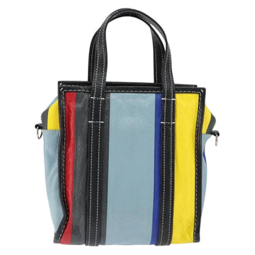 BALENCIAGA Bazaar Shopper XS Bag Leather 2way Multicolor 513989 Auth 149219 - 0