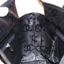 CHANEL Cambon Line Matelasse Tote Bag Lamb Skin Beige Silver CC Auth 149221-19