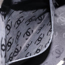 CHANEL Cambon Line Matelasse Tote Bag Lamb Skin Beige Silver CC Auth 149221-21