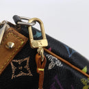 LOUIS VUITTON Multicolor Pochette Accessoires Täschchen Schwarz M92648 LV Auth 149228-19