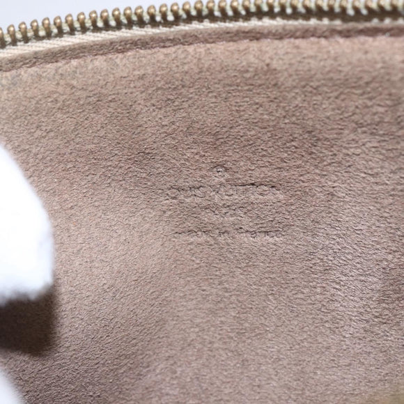 LOUIS VUITTON Multicolor Pochette Accessoires Pouch Black M92648 LV Auth 149228