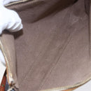 LOUIS VUITTON Multicolor Pochette Accessoires Pouch Black M92648 LV Auth 149228-11