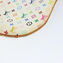 LOUIS VUITTON Monogram Multicolor Pochette GM Pouch White M60027 LV Auth 149229-15