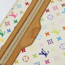 LOUIS VUITTON Monogram Multicolor Pochette GM Pouch White M60027 LV Auth 149229-9