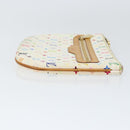 LOUIS VUITTON Monogram Multicolor Pochette GM Pouch White M60027 LV Auth 149229-3
