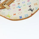 LOUIS VUITTON Monogram Multicolor Pochette GM Pouch White M60027 LV Auth 149229-14