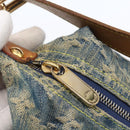 LOUIS VUITTON Monogram Denim Buggy GM Shoulder Bag Blue M95048 LV Auth 149230-10
