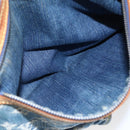 LOUIS VUITTON Monogram Denim Buggy GM Shoulder Bag Blue M95048 LV Auth 149230-21