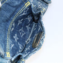 LOUIS VUITTON Monogram Denim Buggy GM Shoulder Bag Blue M95048 LV Auth 149230-22